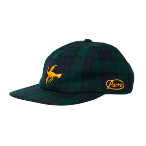 By Parra Clipped Wings 6 Panel Hat Pine Green 50540