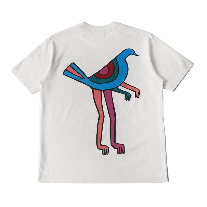 By Parra Pigeon Legs T-Shirt Light Grey