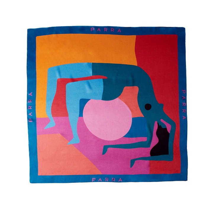 By Parra Silk Yoga Scarf Multi