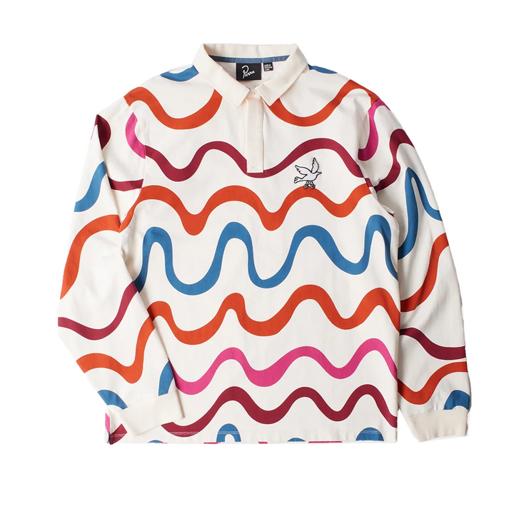 By Parra Colored Soundwave Polo Shirt Off White