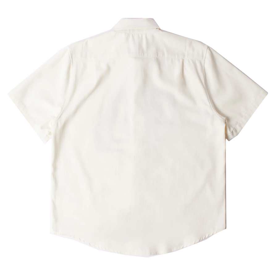 By Parra Yoga Balled Short Sleeve Shirt Off White