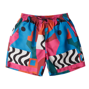 By Parra Distorted Water Swim Shorts Multi