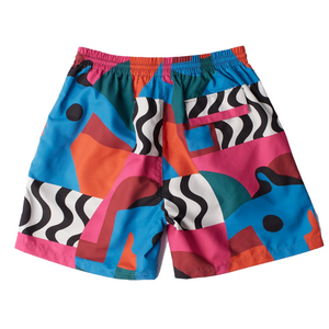 By Parra Distorted Water Swim Shorts Multi