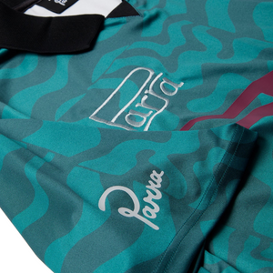 By Parra Sports Flage Polo Shirt Deep Sea Green