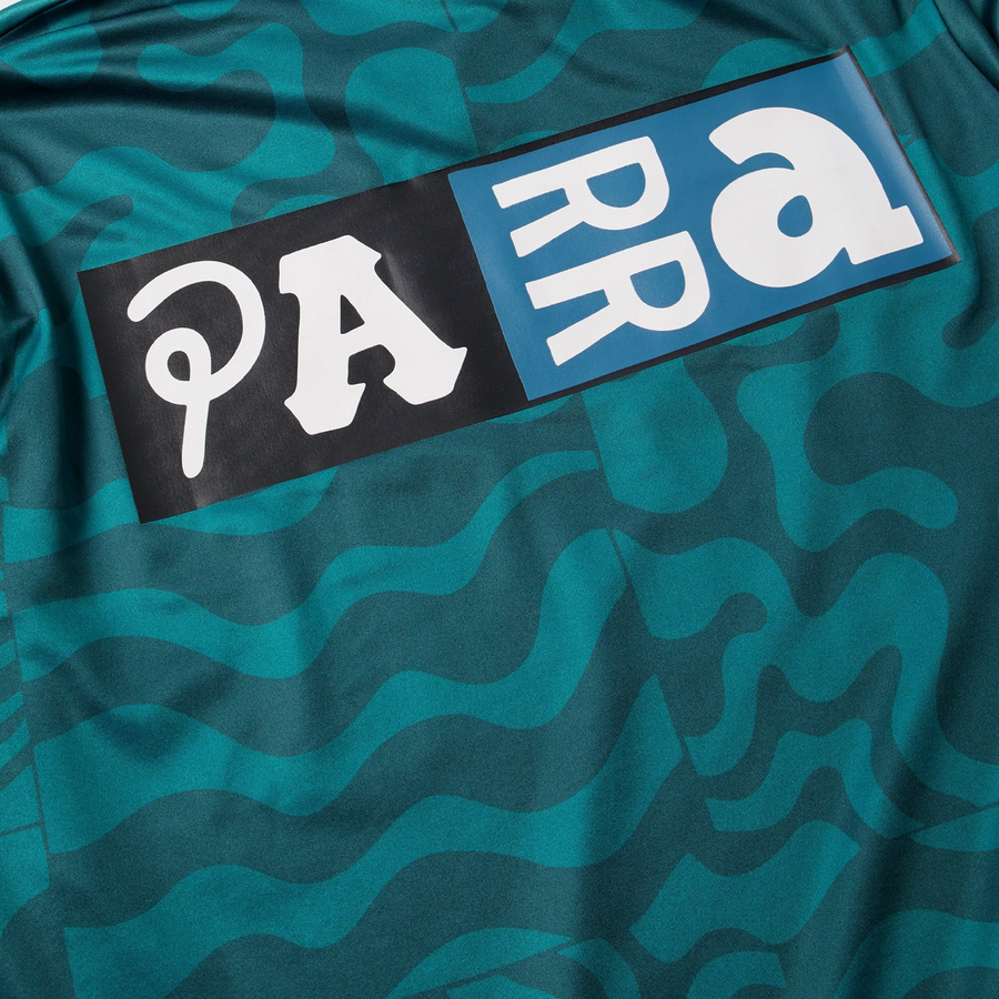 By Parra Sports Flage Polo Shirt Deep Sea Green