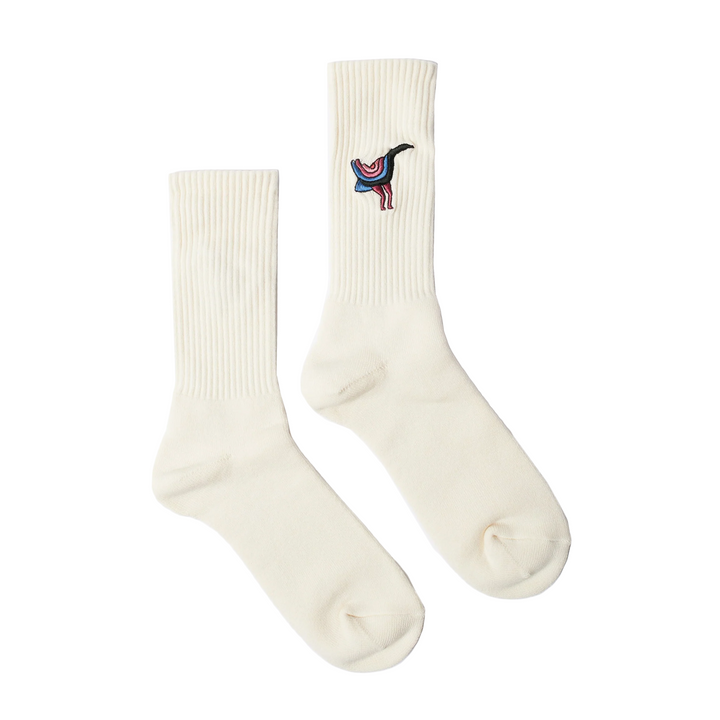 By Parra Angry Duck Crew Socks Off White