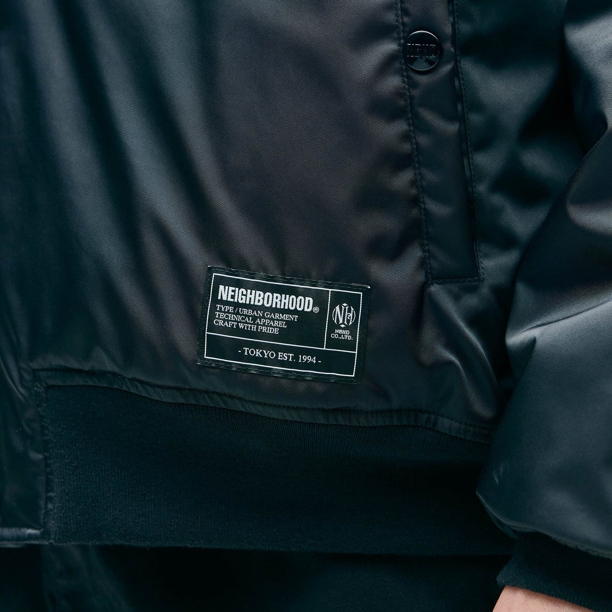 Neighborhood Baseball Jacket Black 252TSNH-JKM04