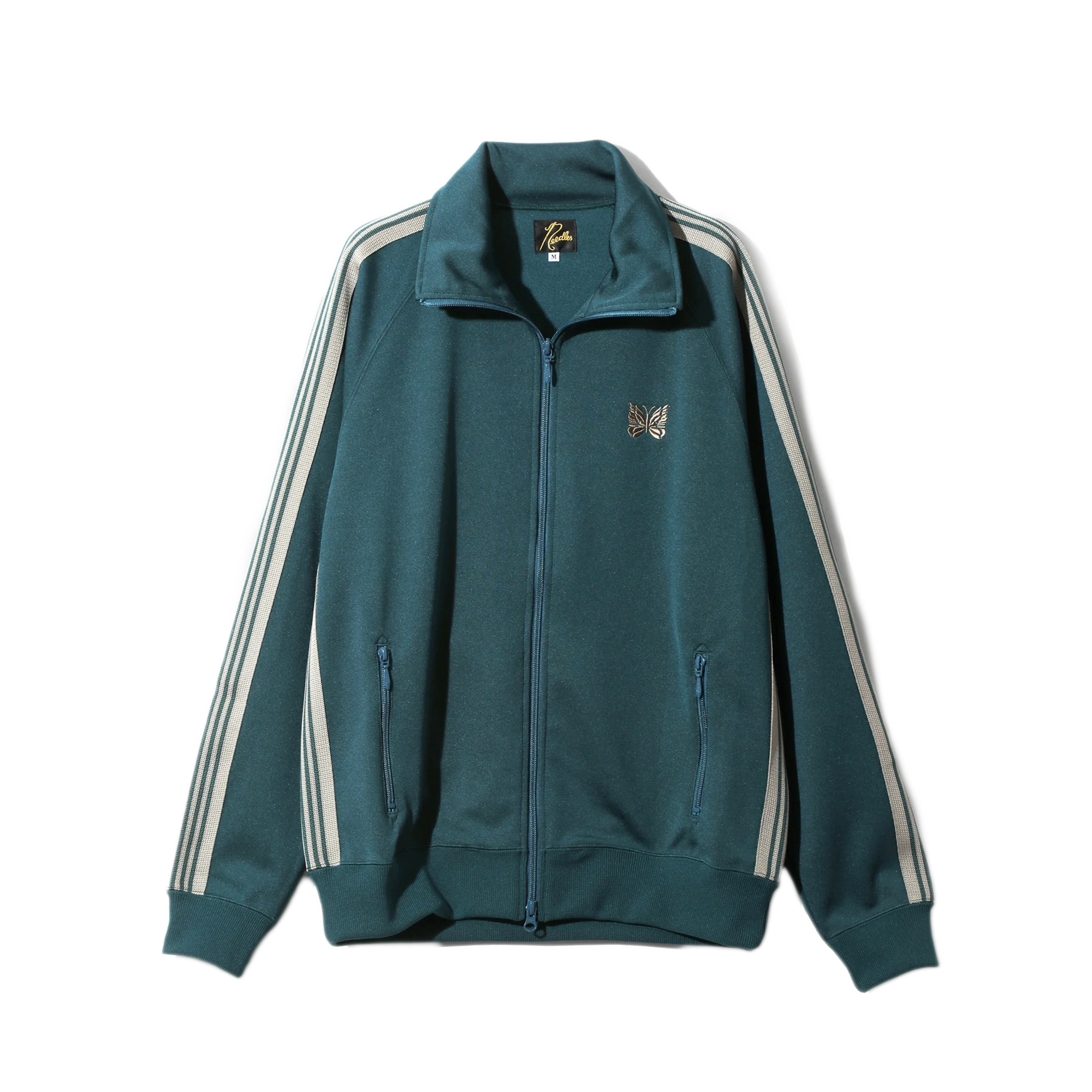 Needles Track Jacket Poly Smooth Green
