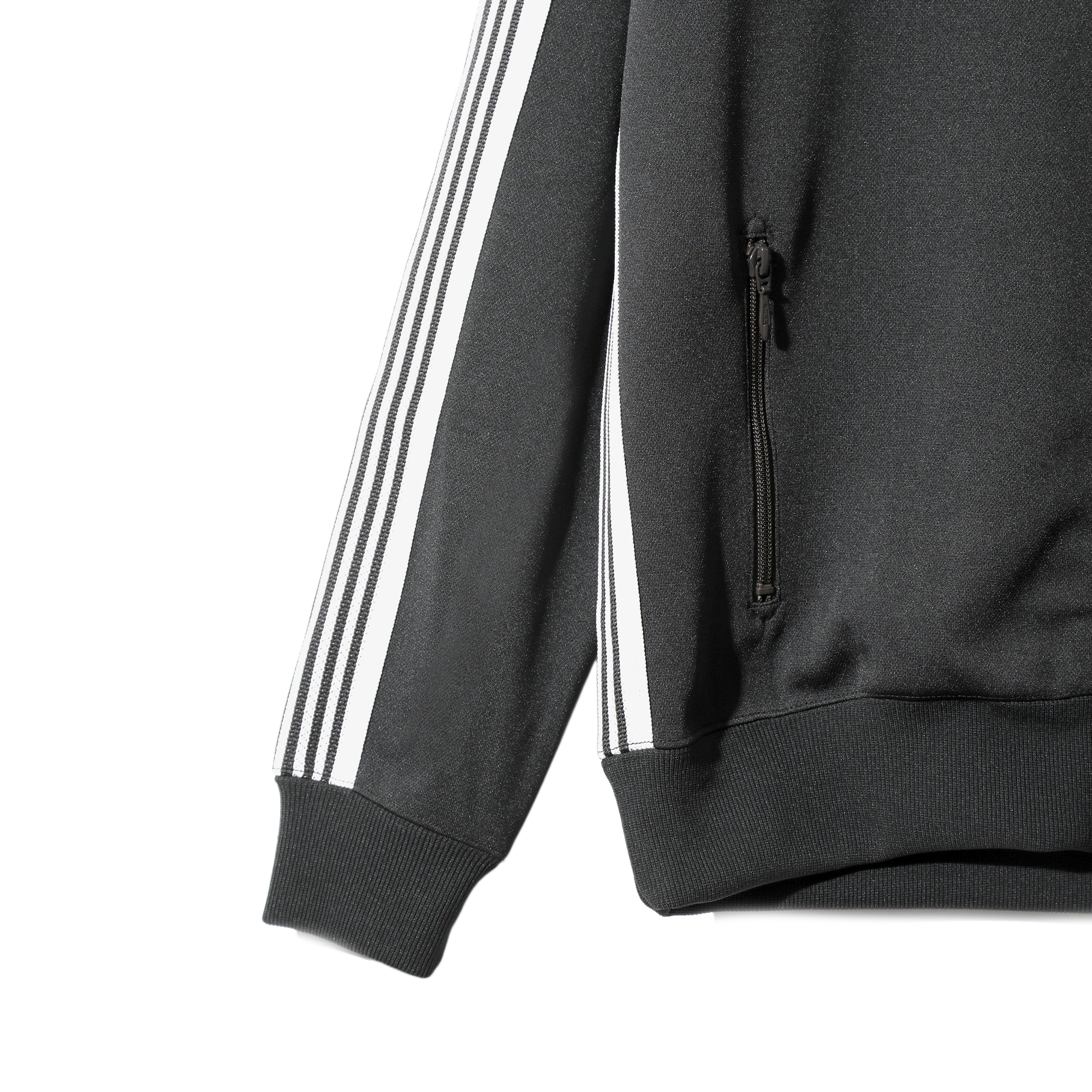 Needles Track Jacket Poly Smooth Charcoal