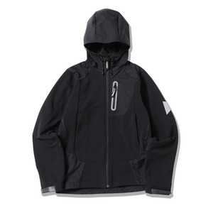 and wander Stretch Shell Jacket Black