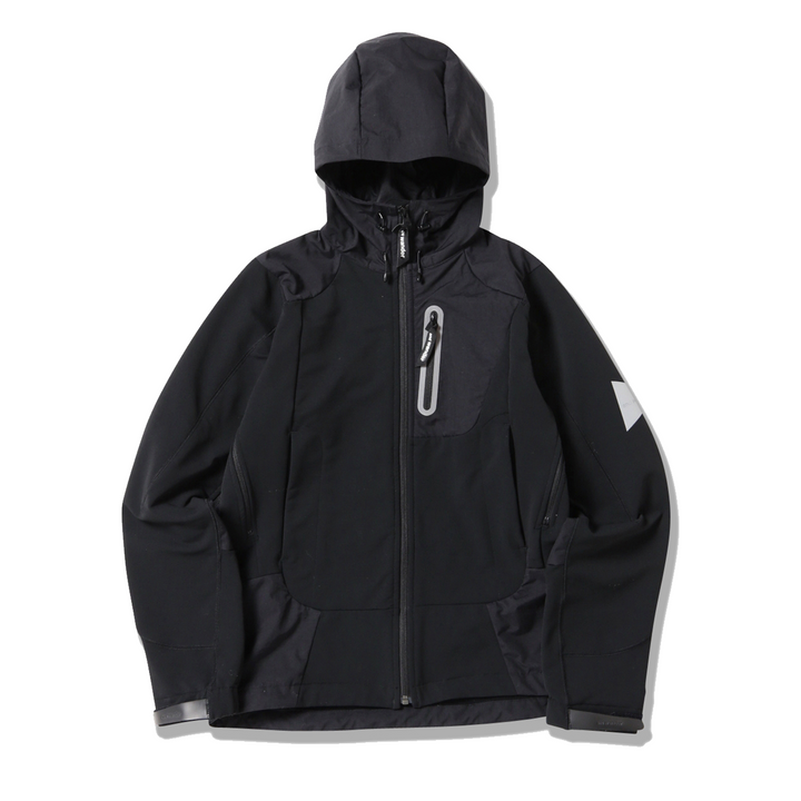 and wander Stretch Shell Jacket Black