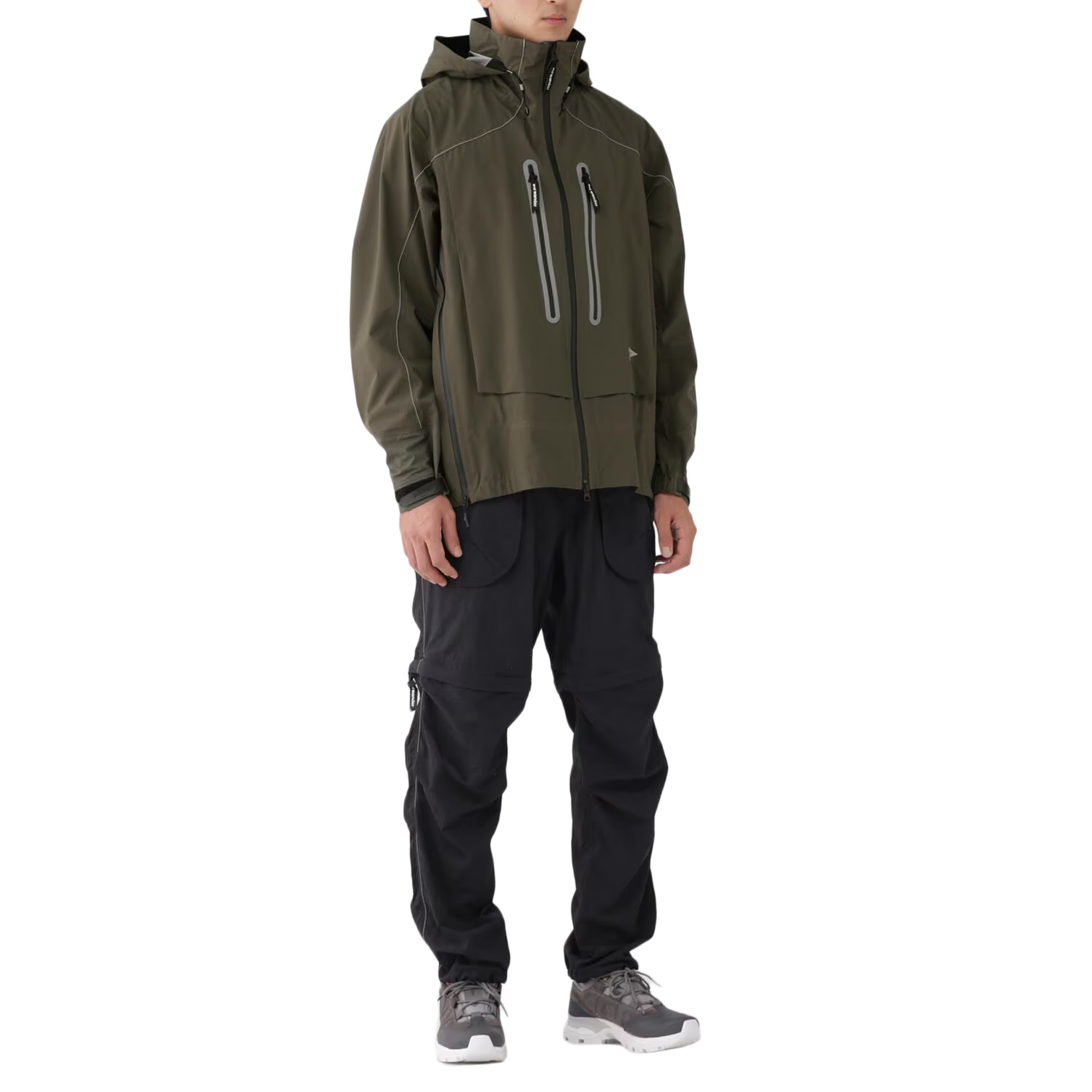and wander NY Taffeta Hiker 2Way Pants Black – Laced and wander NY Taffeta Hiker 2Way Pants Black – Laced