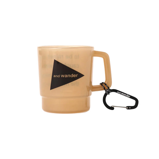 and Wander Logo PP Mug Beige