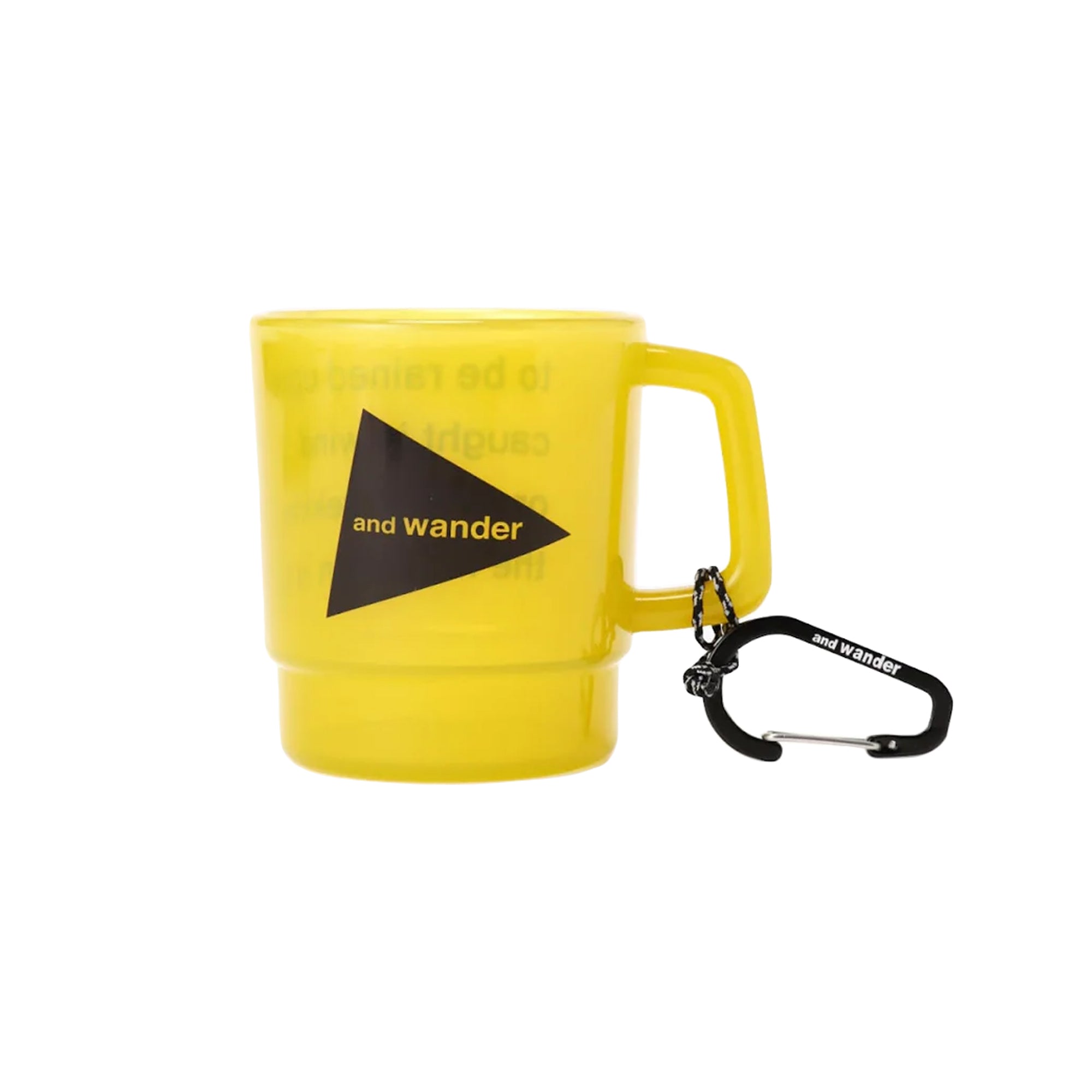 and Wander Logo PP Mug Yellow