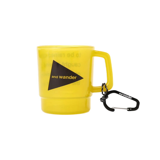 and Wander Logo PP Mug Yellow