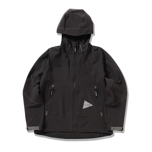 and Wander Light Stretch Shell Jacket Charcoal