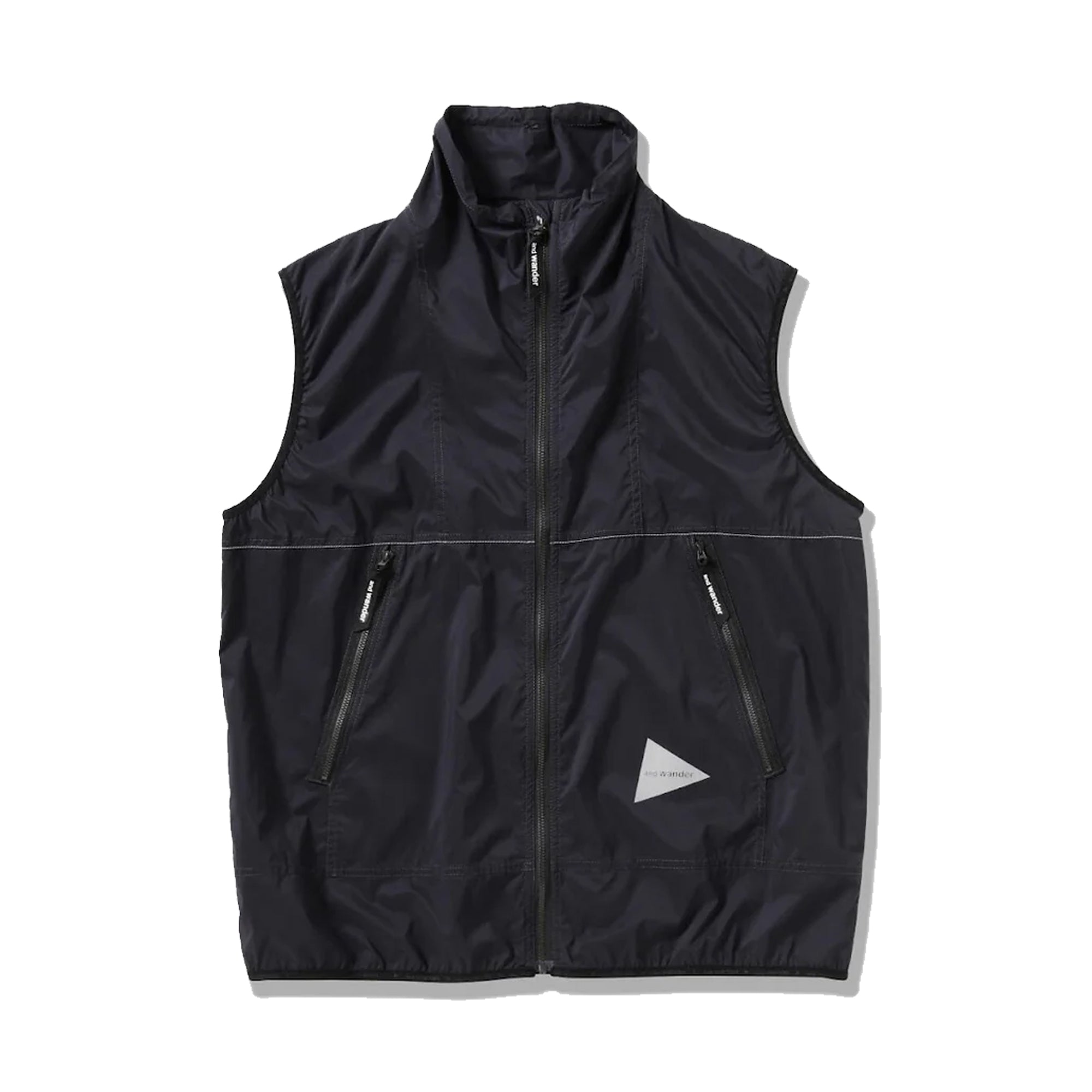 and Wander Pertex Wind Vest Black