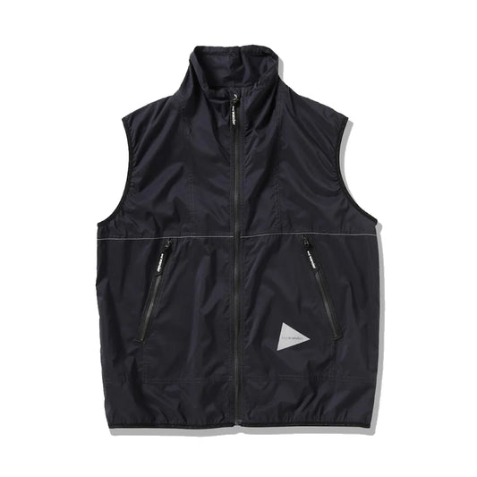 and Wander Pertex Wind Vest Black