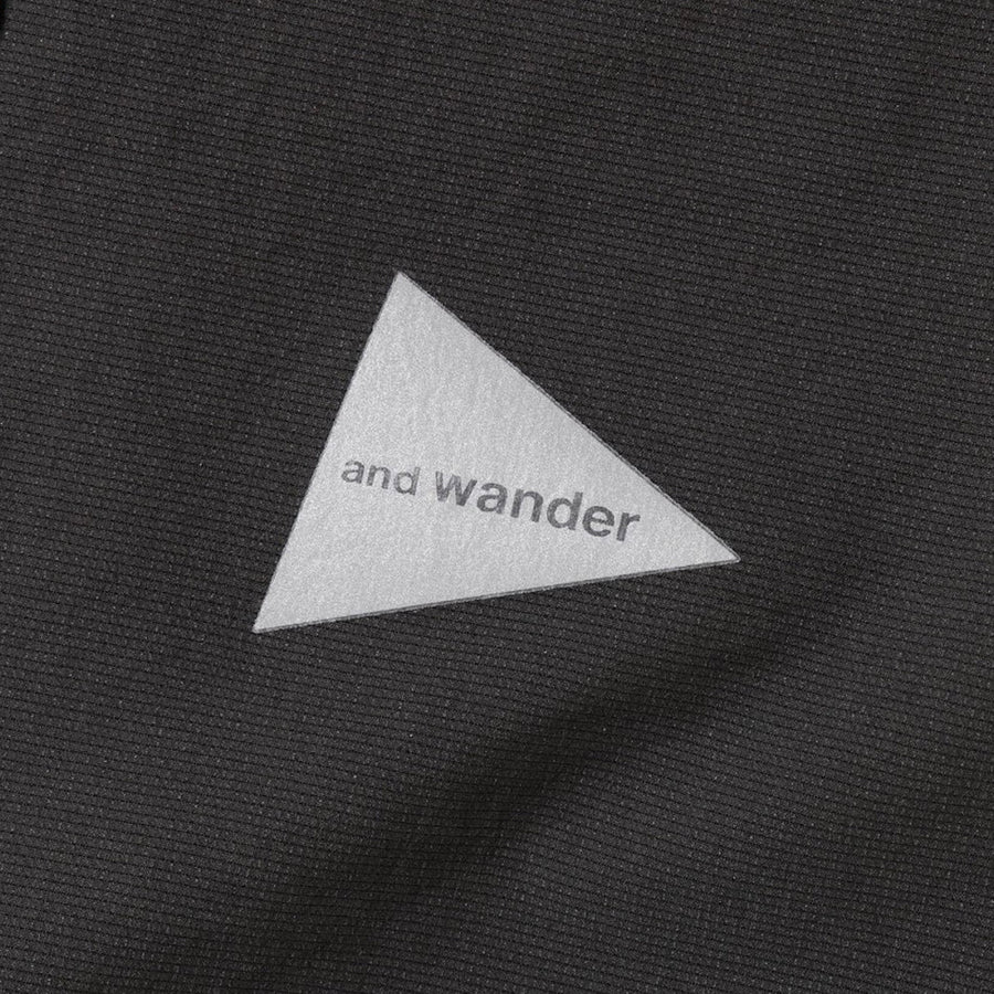 and Wander Dry Breathable Short Sleeve Shirt Charcoal