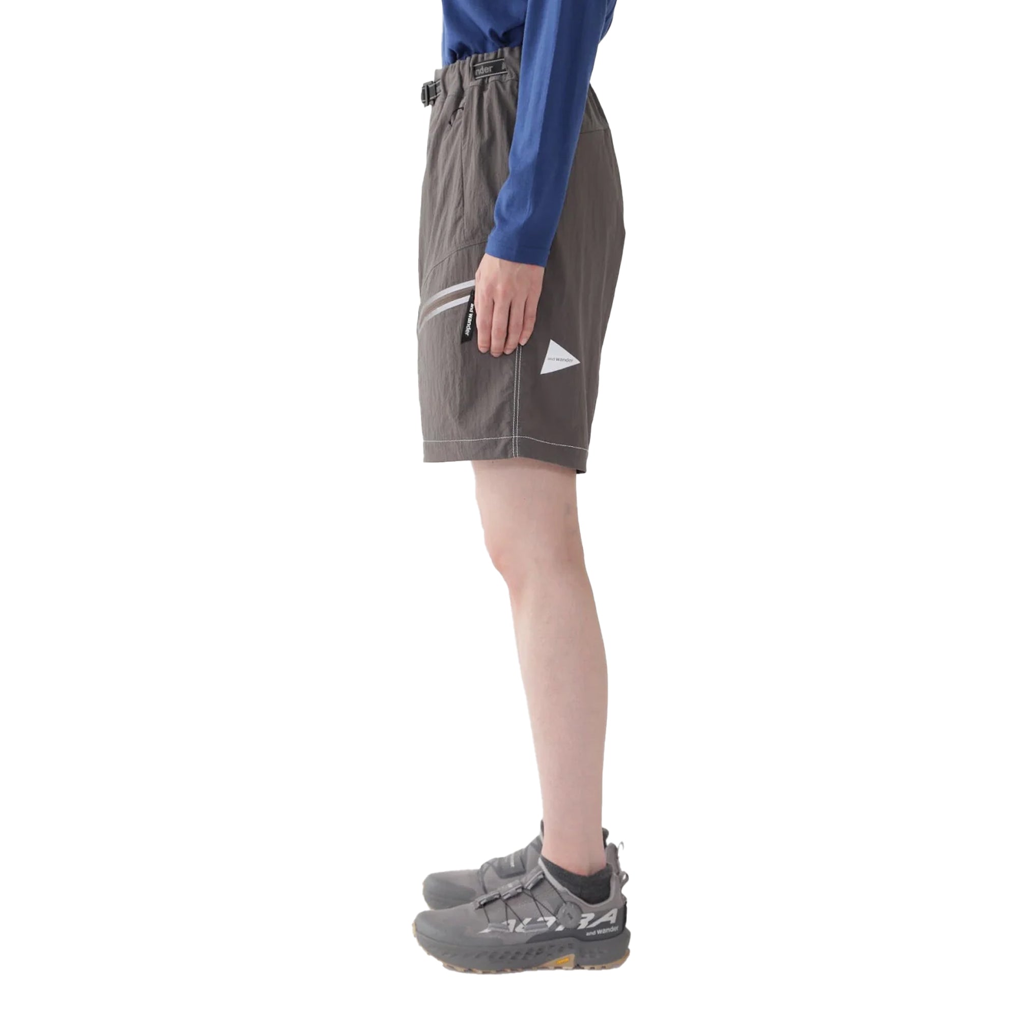 and Wander Light Hike Short Pants Charcoal