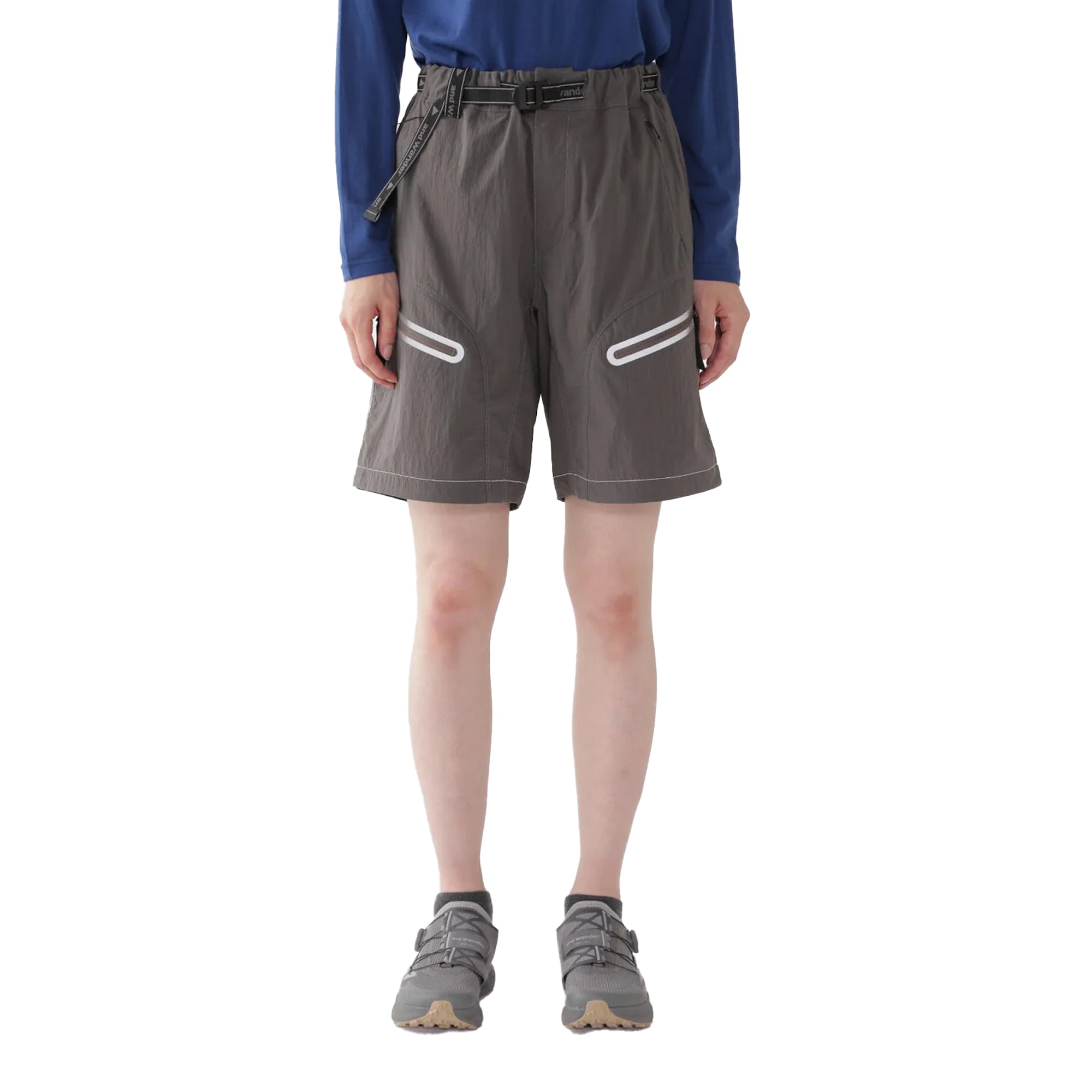 and Wander Light Hike Short Pants Charcoal