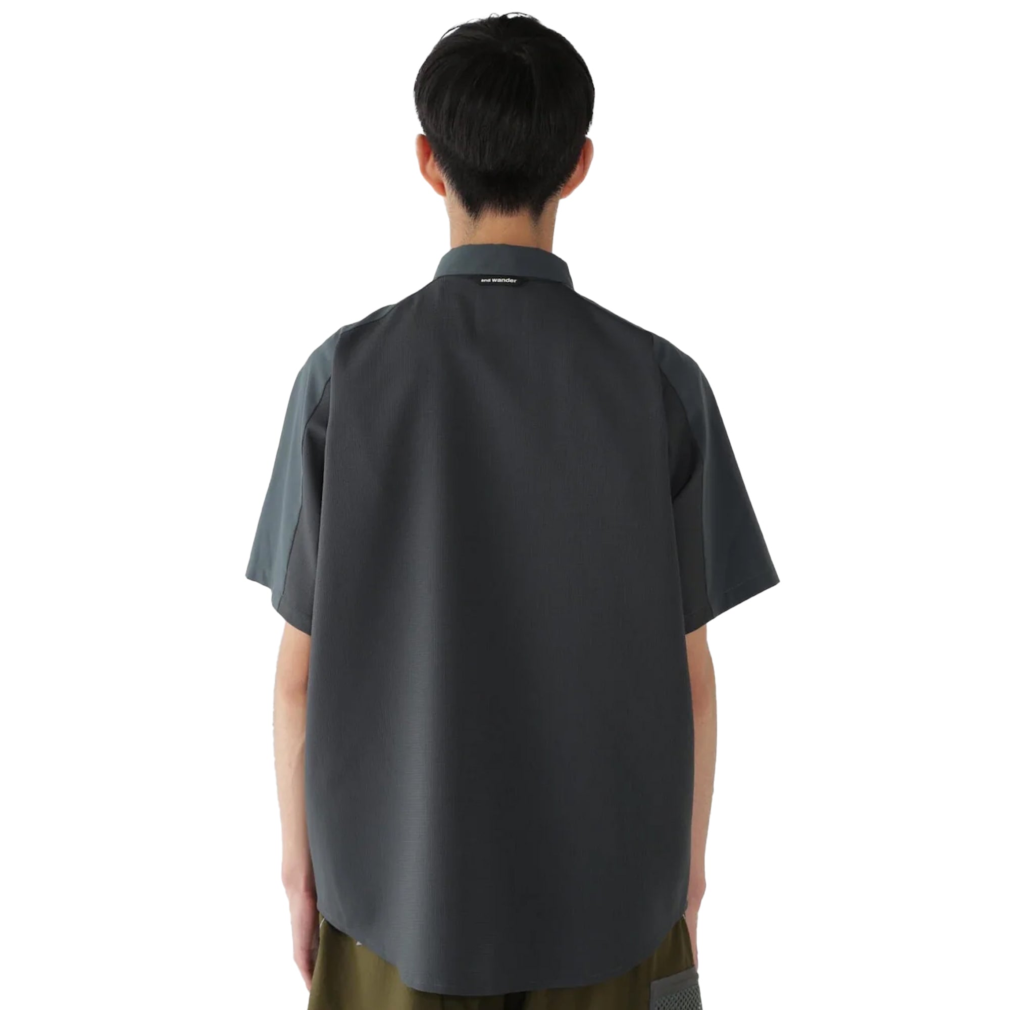and Wander Tech Short Sleeve Shirt Dark Green