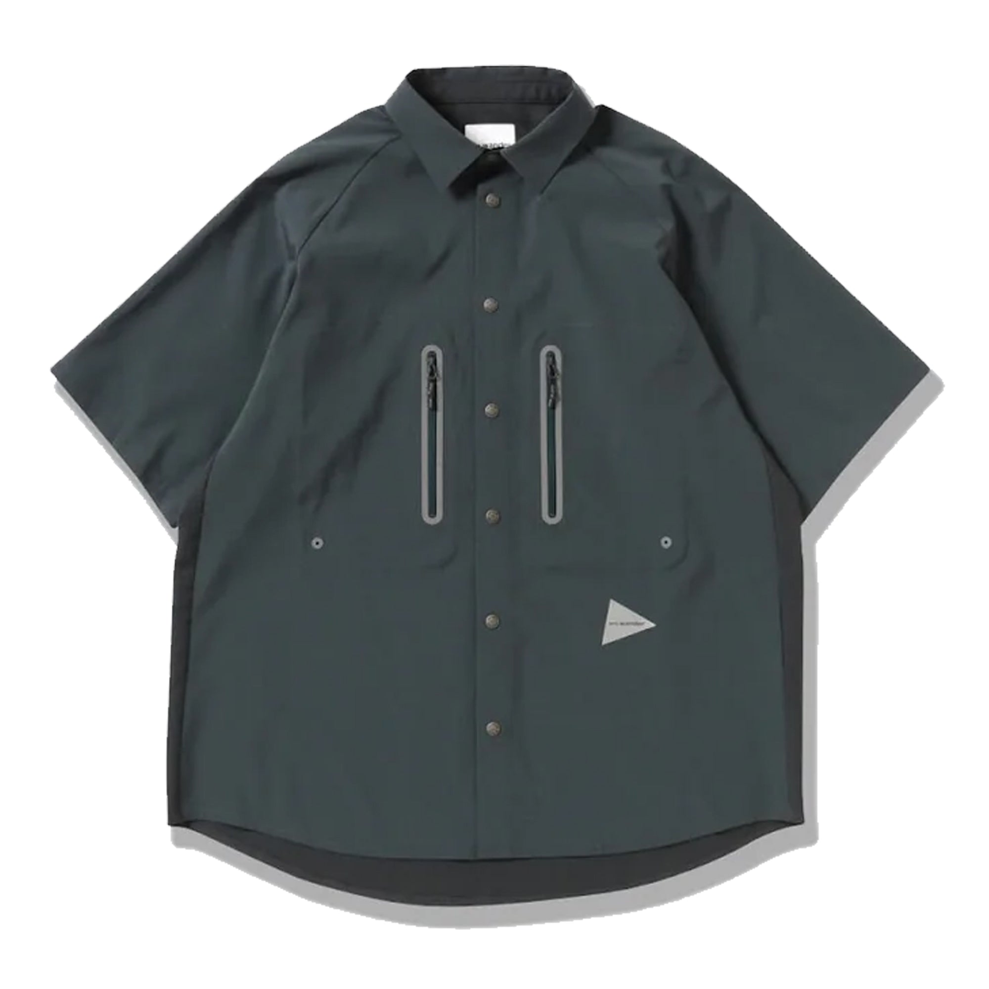 and Wander Tech Short Sleeve Shirt Dark Green