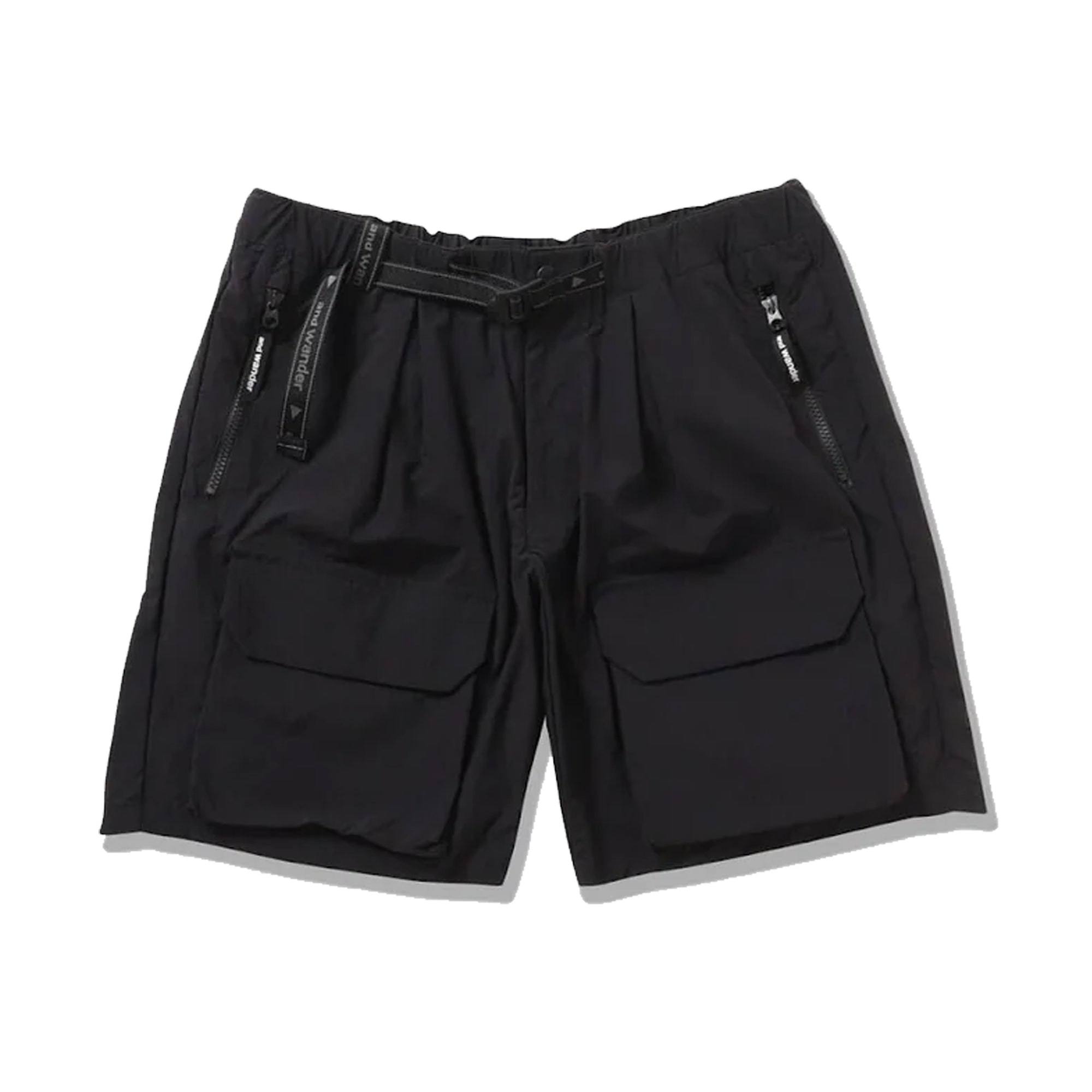 and Wander Twill Short Pants Black
