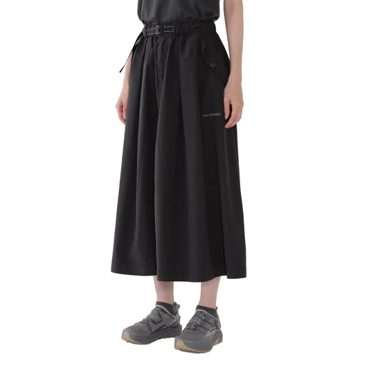 and Wander Women's Oversized Cargo Skirt Black