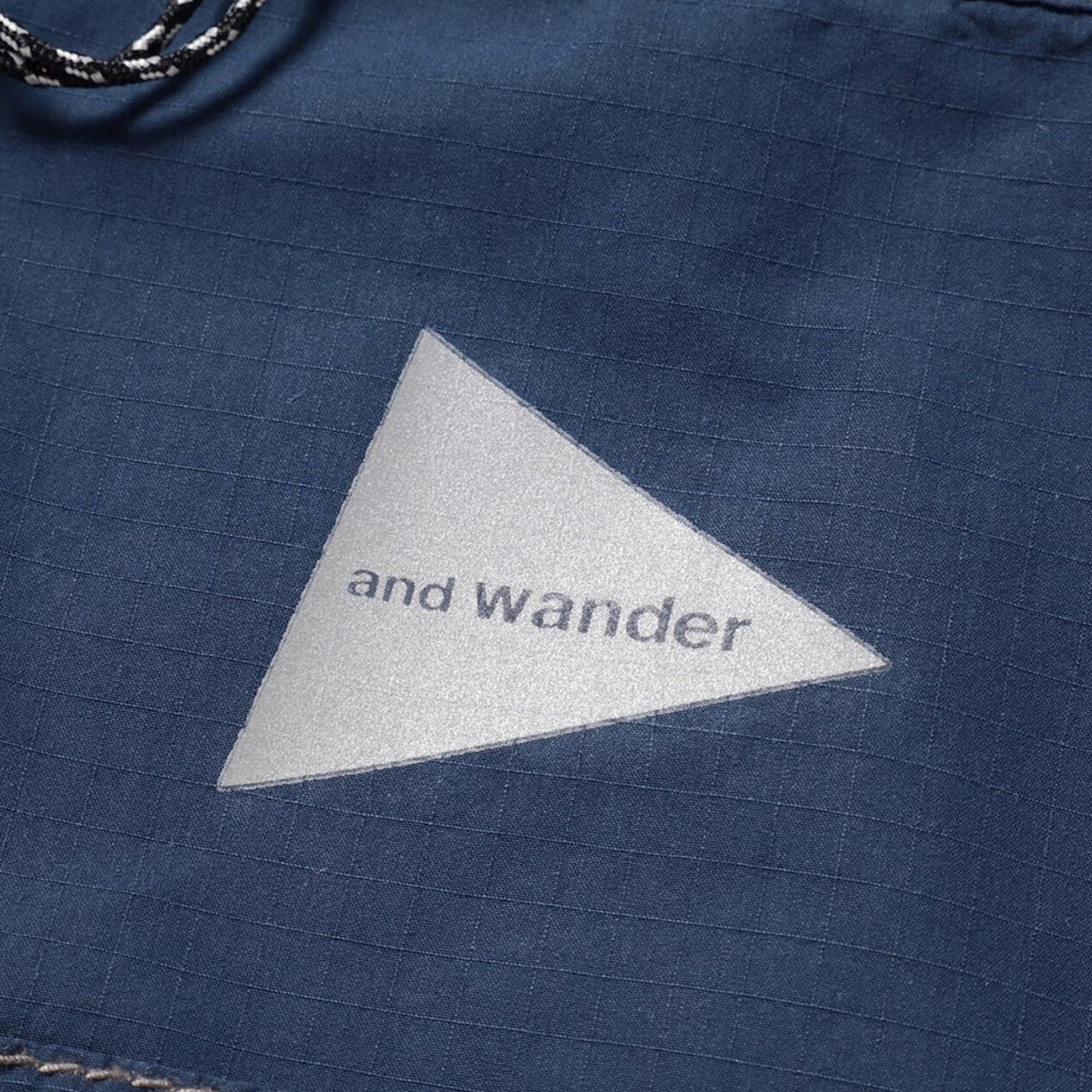 and Wander Cordura Cotton Rip Shirt Jacket Blue