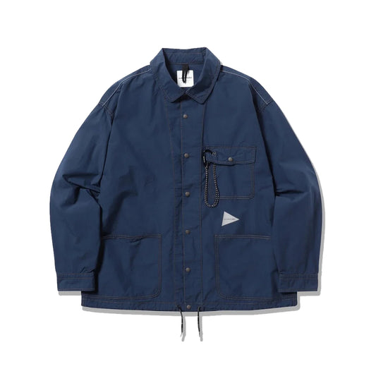 and Wander Cordura Cotton Rip Shirt Jacket Blue