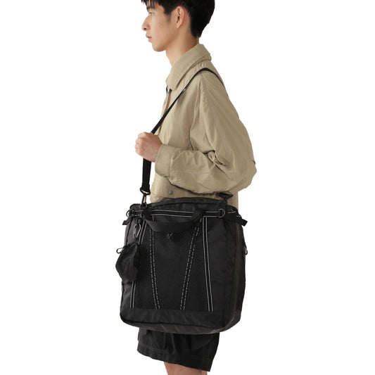 and Wander Ecopak 30L 3-Way Tote Bag Black