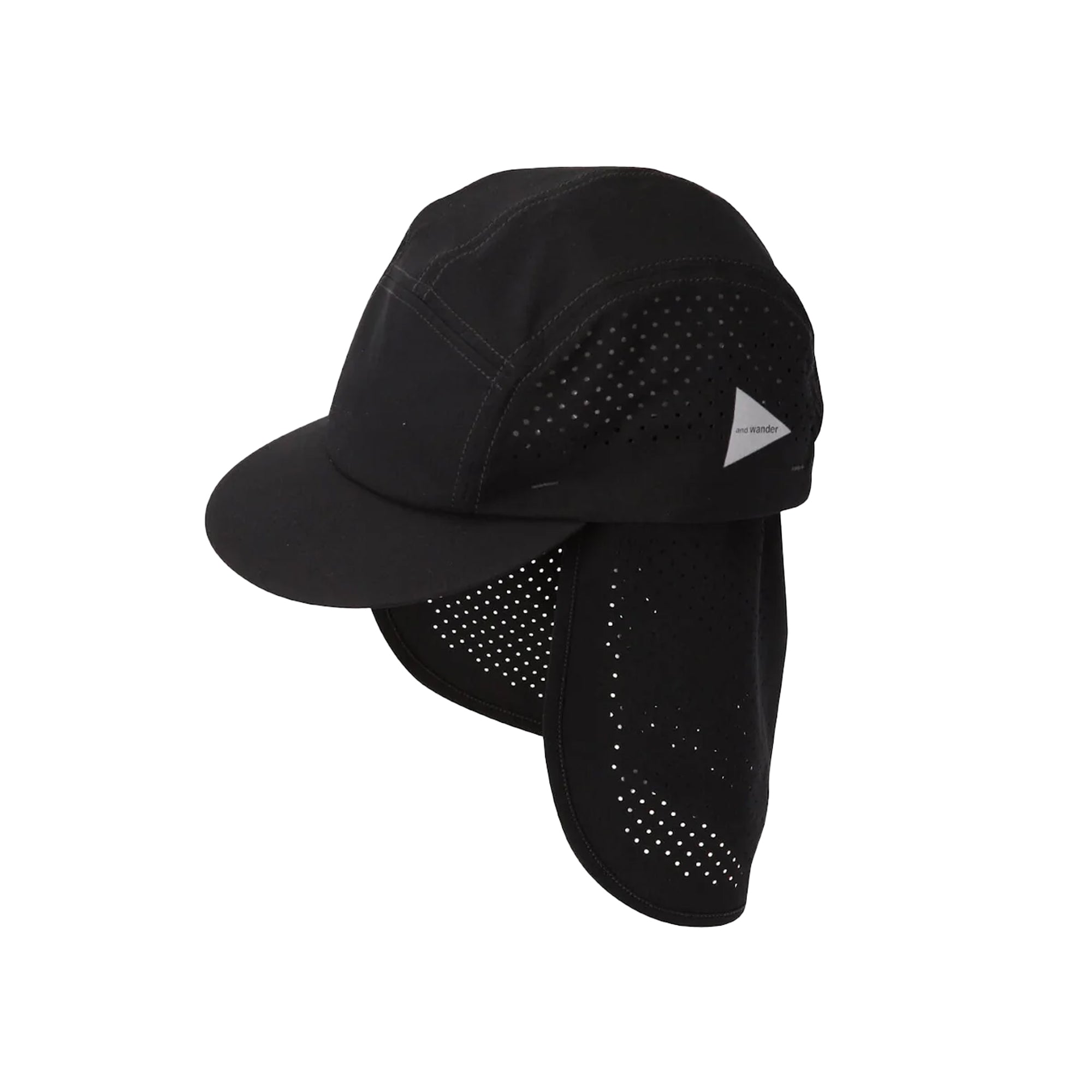 and wander Tech Cap Black