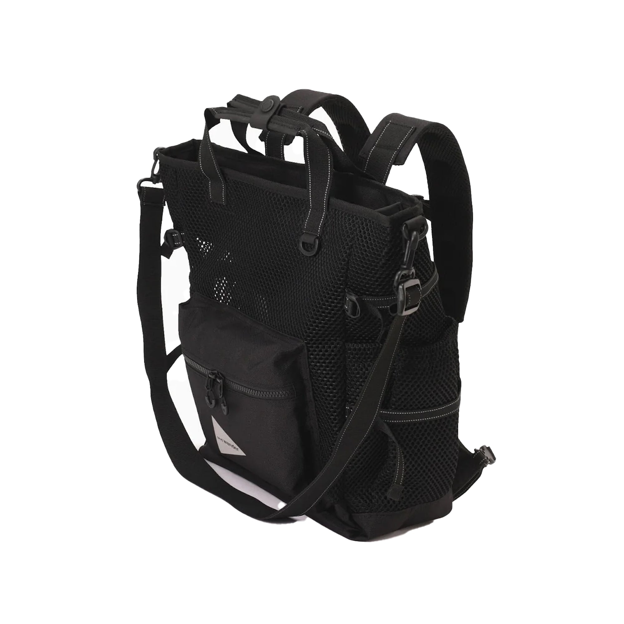 and Wander 3D Mesh 2-Way Tote Bag Black
