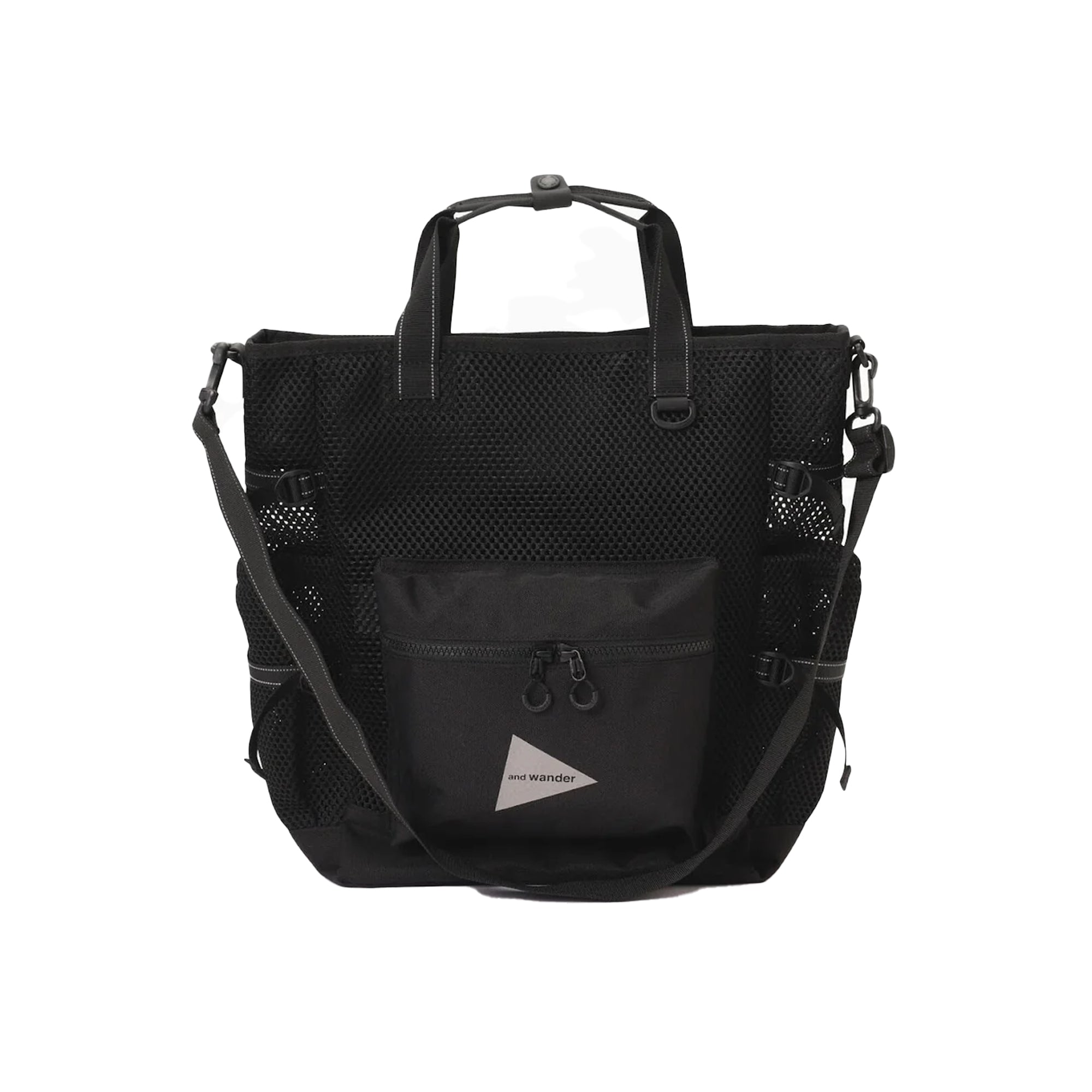 and Wander 3D Mesh 2-Way Tote Bag Black