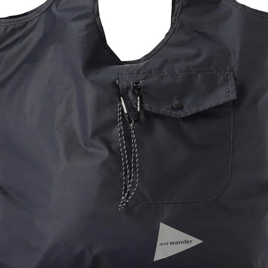 and Wander Grocery Pocket Bag Black