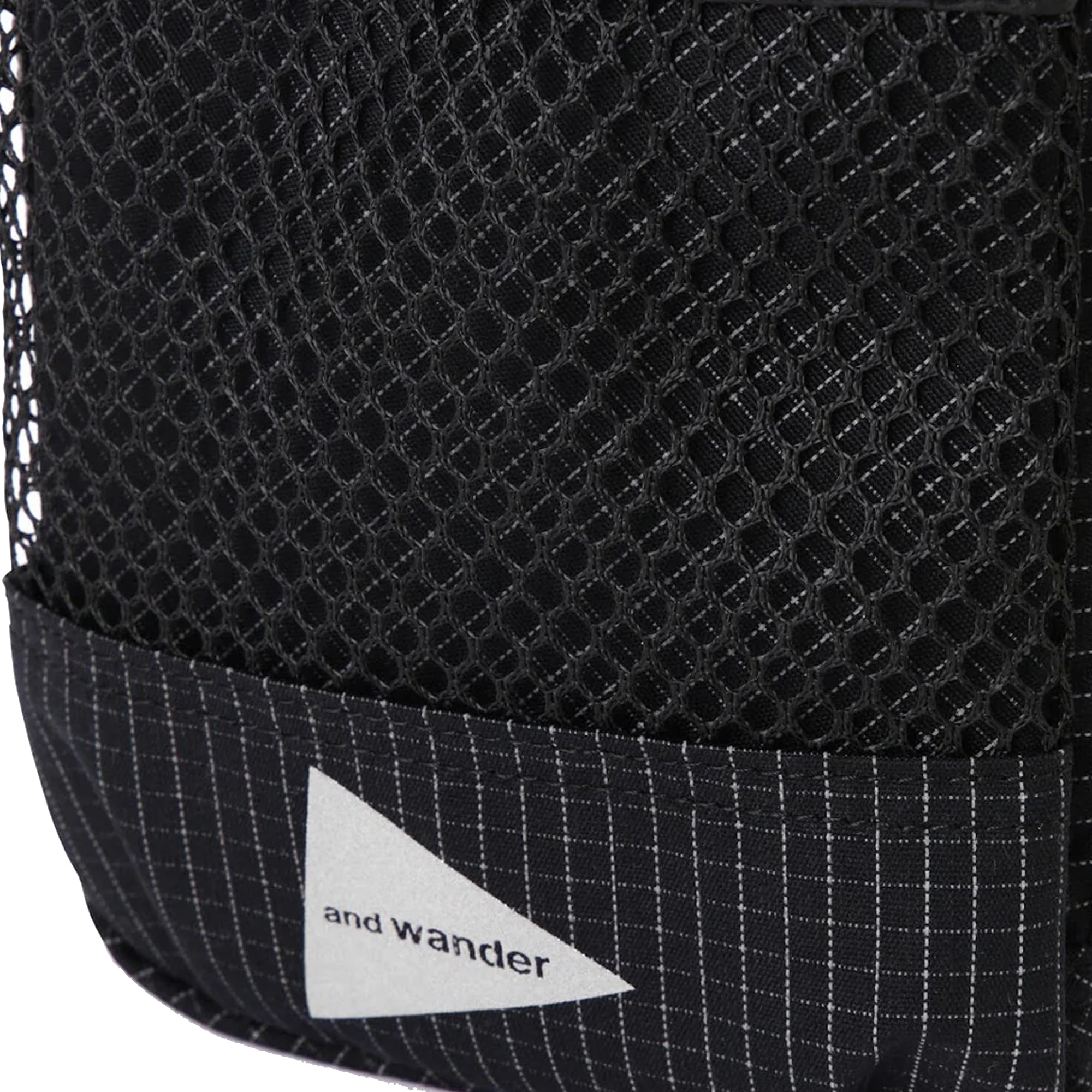 and Wander Reflective Rip Shoulder Pouch Black