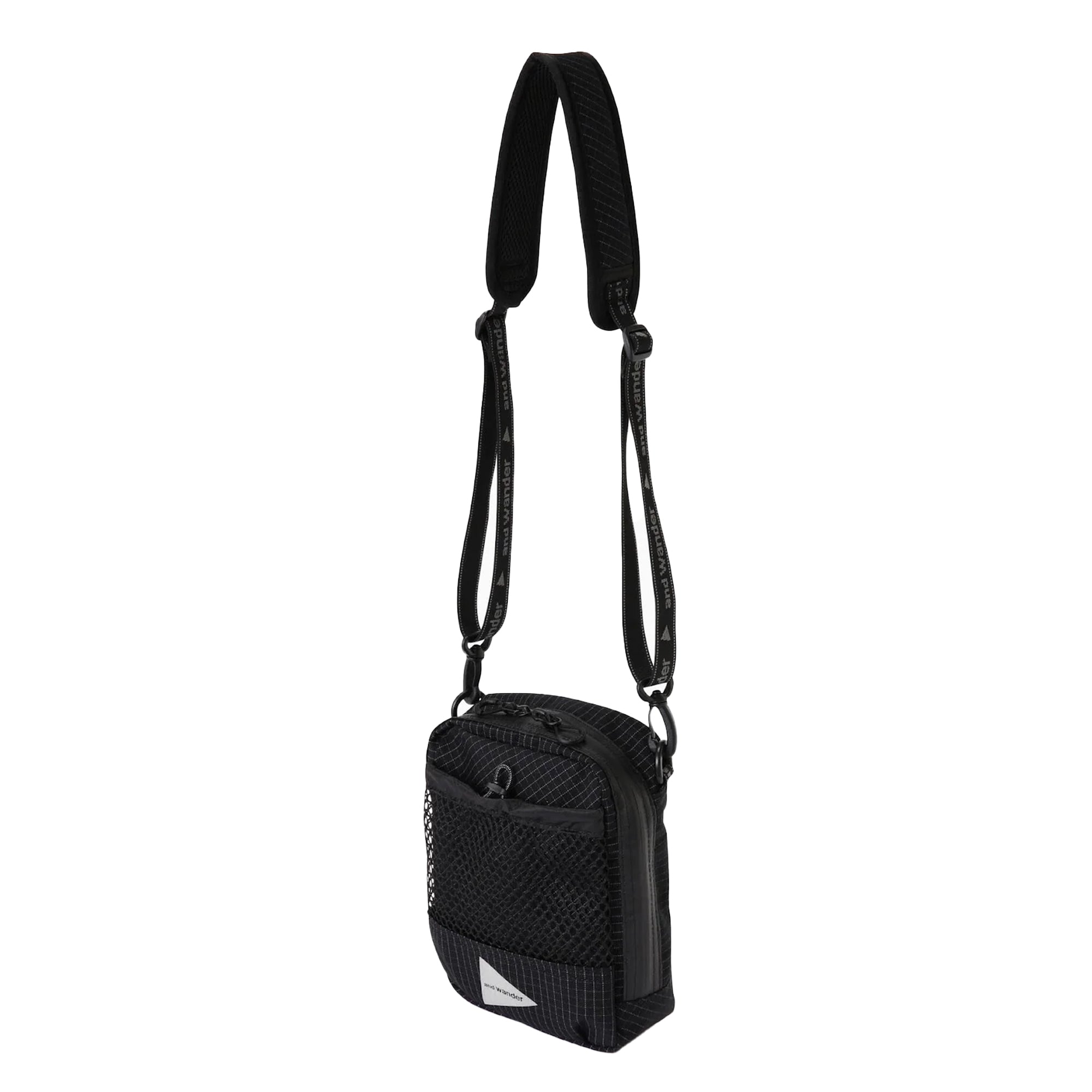 and Wander Reflective Rip Shoulder Pouch Black