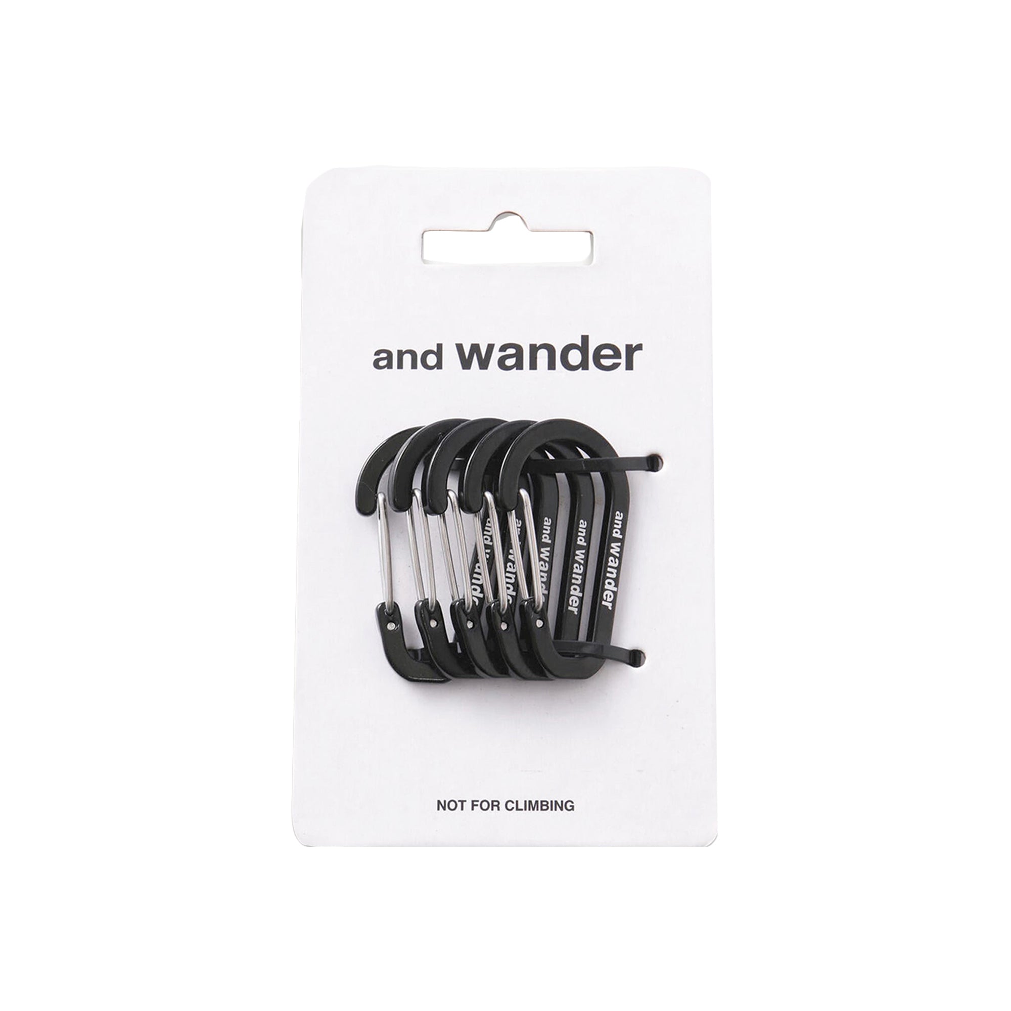 and Wander Mini Carabiner Set Black