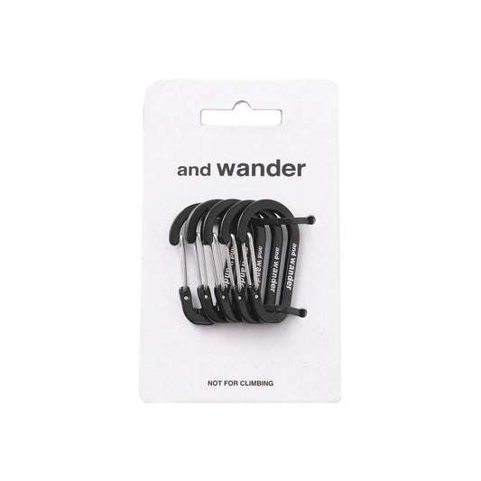 and Wander Mini Carabiner Set Black