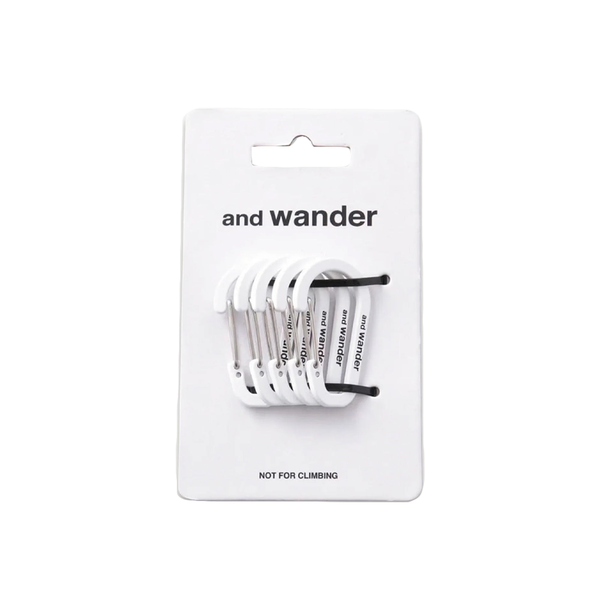 and Wander Mini Carabiner Set Off White