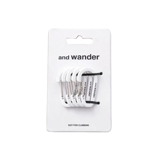 and Wander Mini Carabiner Set Off White