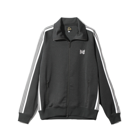 Needles Track Jacket Poly Smooth Charcoal