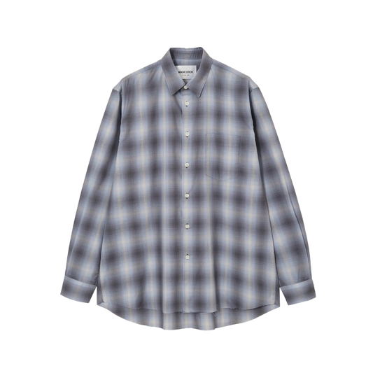 Magic Stick Prime Fit Lux Ombre Shirt Blue