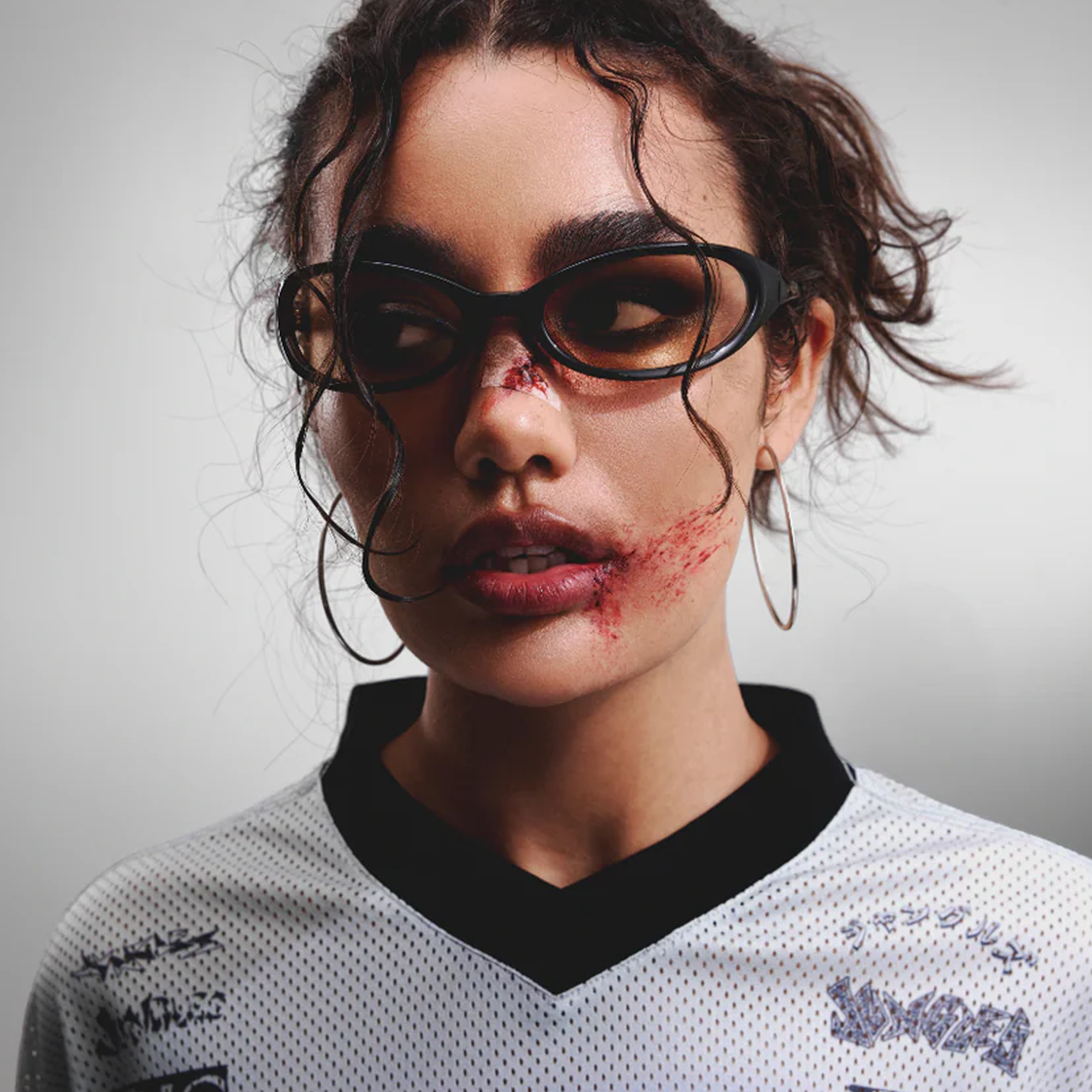 Jungles Jungles Face Slap Sunglasses Black/Yellow