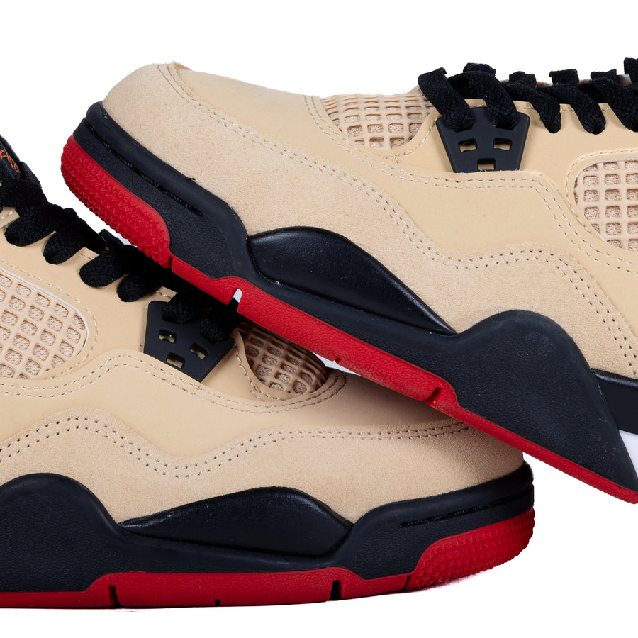 Nike Air Jordan 4 Retro "Pizza" (GS) Sesame/Fire Red/Black/White IH2094-200