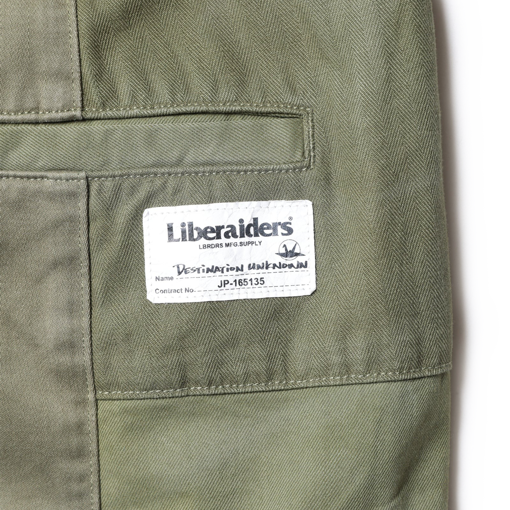 Liberaiders Patchwork BDU Shorts Olive