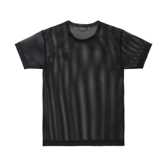 Comme Des Garcons Play Mesh T-Shirt Black AX-T351-051-1