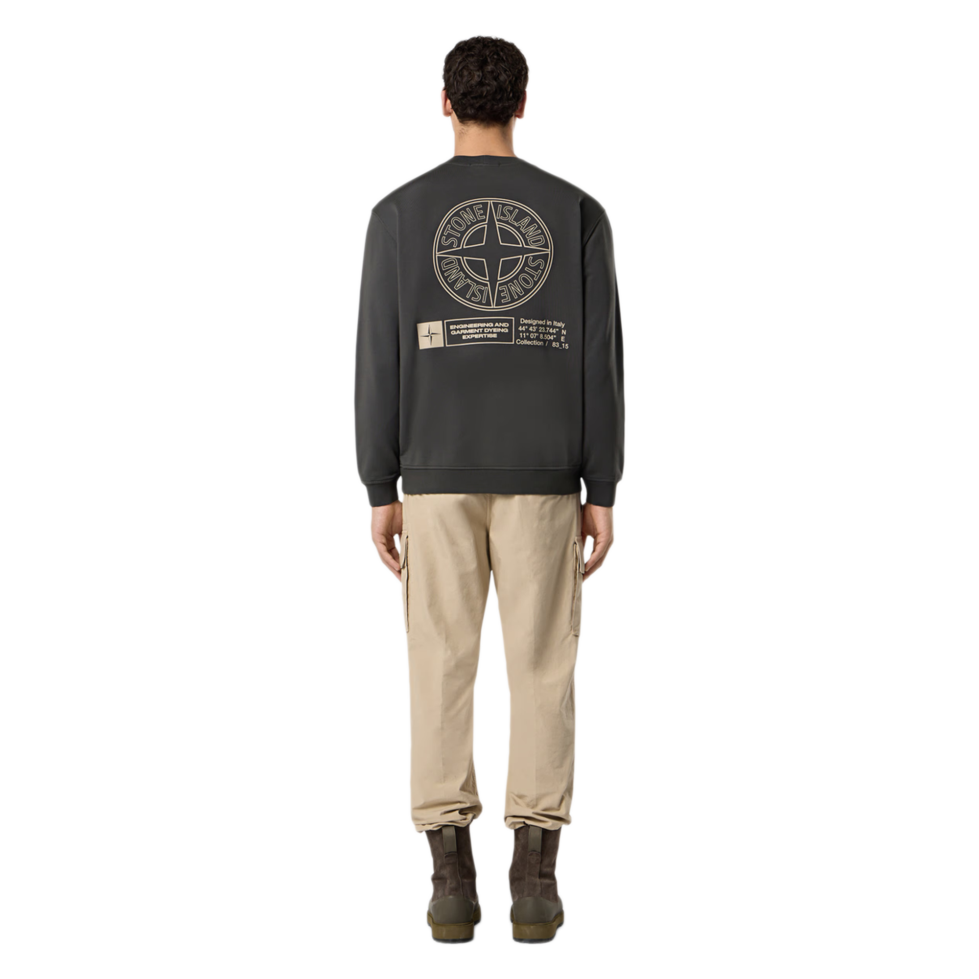 Stone Island Sweatshirt 6100018 Lead Grey