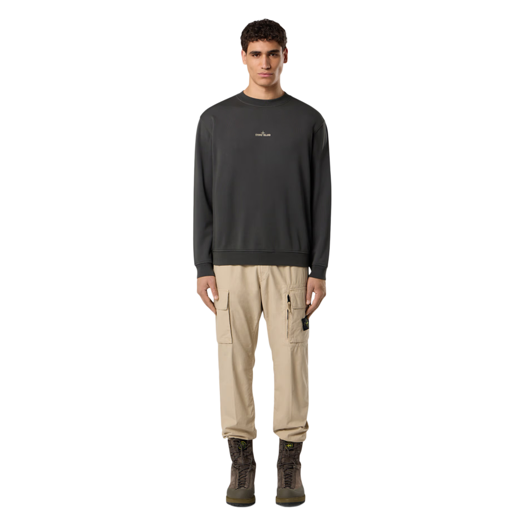 Stone Island Sweatshirt 6100018 Lead Grey